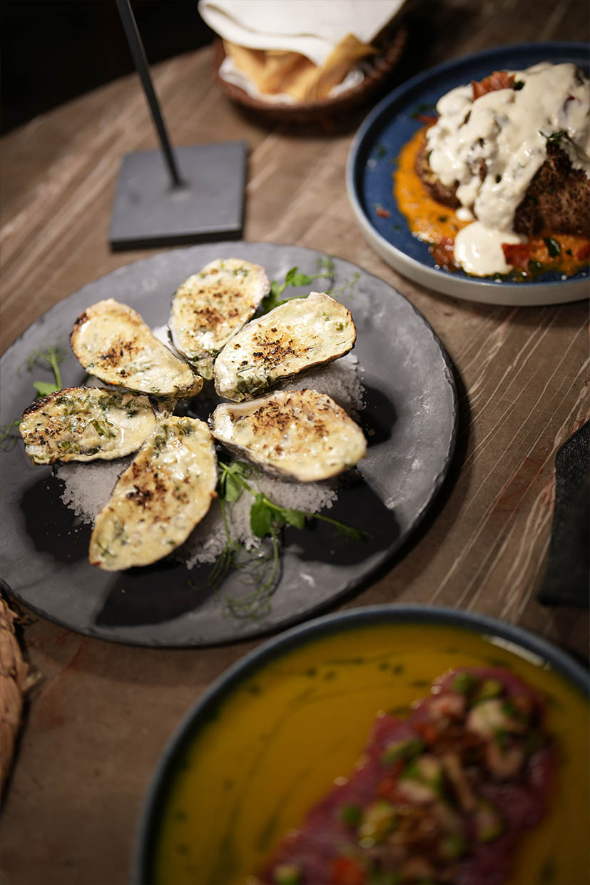 Ostiones Rockefeller